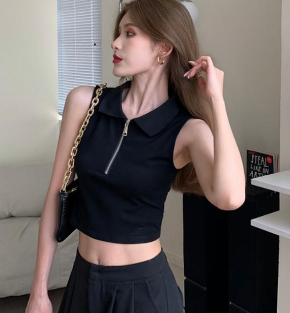 Halter Neck Crop Top 1