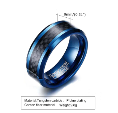 Tungsten Steel Ring Image 1