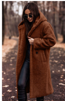 Cripes - The coziest elegant faux fur hooded jacket image