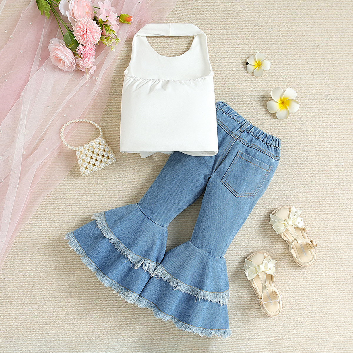 Leopard Kids Denim Clothes 4
