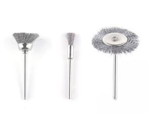Bowl-shaped steel wire brush