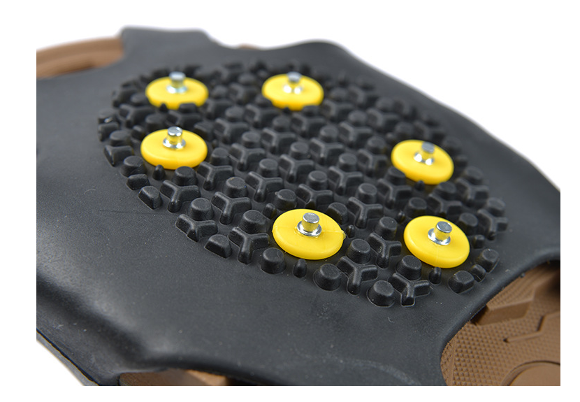 Anti-slip Shoe Covers on snowy ground
