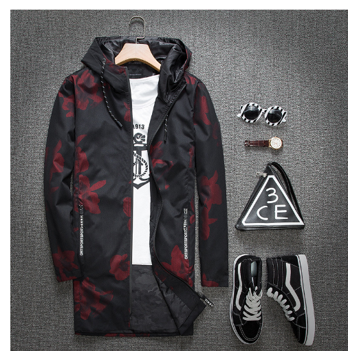 Men's Jacket - Flame Color