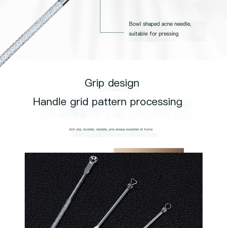 Stainless Steel Acne Extractor 3