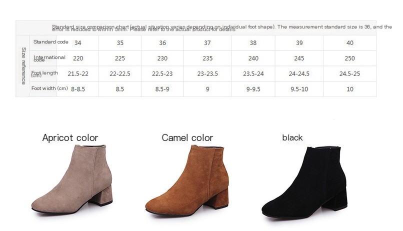 Women's Short Boots Gray