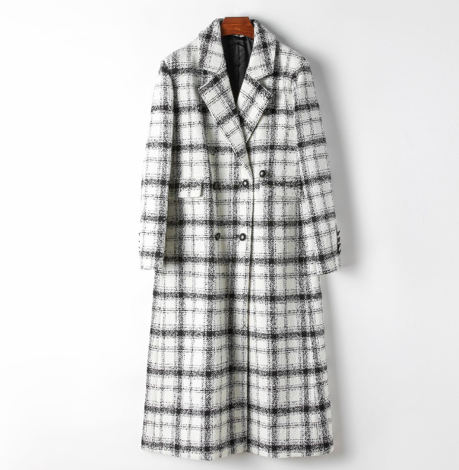 Women's Loose Retro Woolen Coat Image 2