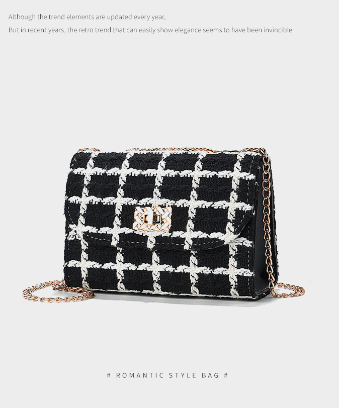 Chic Sequin Shoulder Bag White