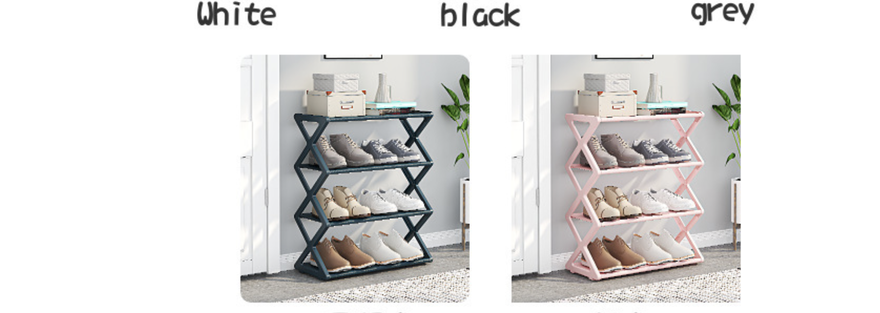 X-type Shoe Rack Image 7