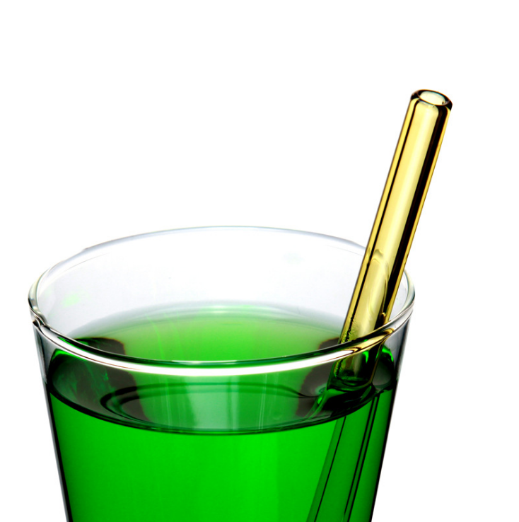 Colorful Glass Straws