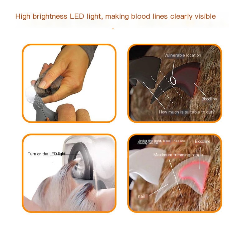 LED Pet Nail Clipper 3
