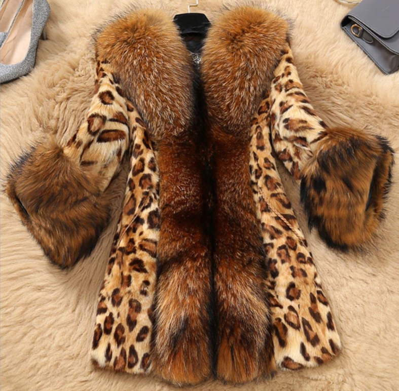 Faux Fur Coat Image 2