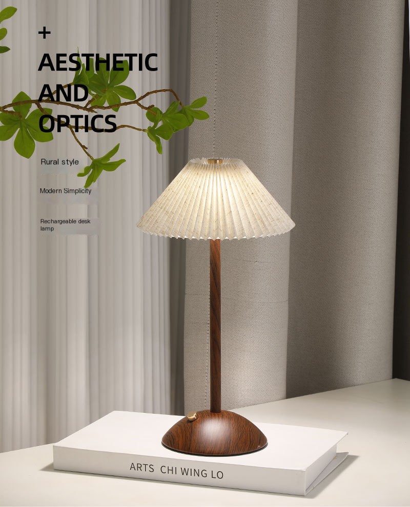 Bedside lamp in the bedroom