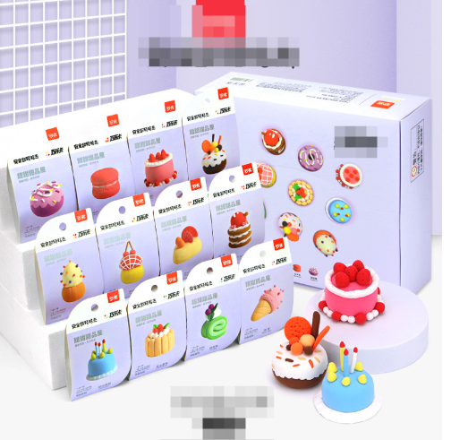 Handmade colored clay resin clay diy children image