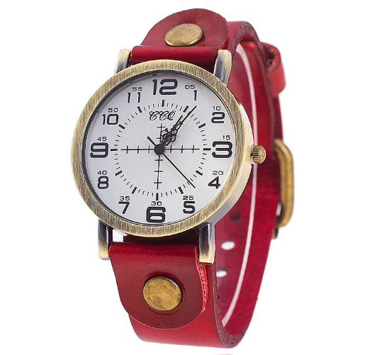 Vintage Leather Quartz Watch
