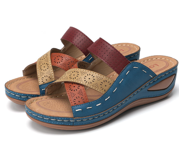 Cross Strap Sandals Image 2