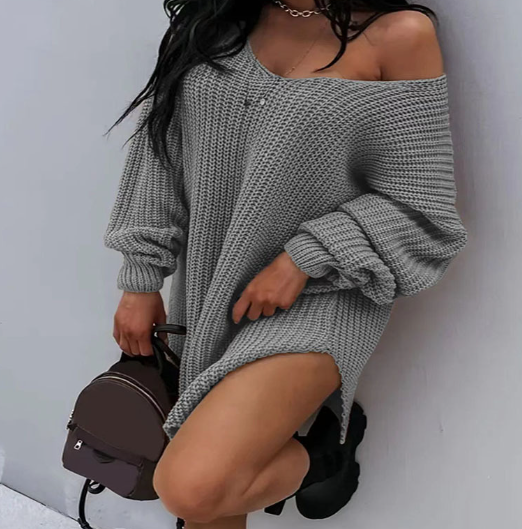 Off-shoulder Sweater Image 1