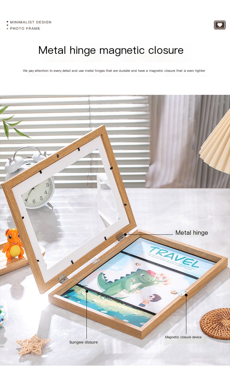 Magnetic picture frame