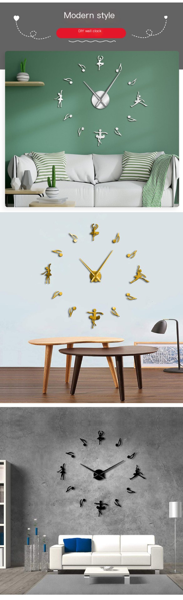 Ballet Wall Clock