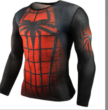 3D Digital Print Superman Short Sleeve T-Shirt