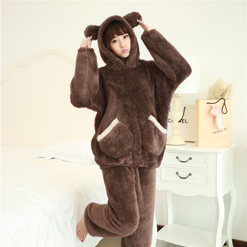 Coral Fleece Pajamas Image 3