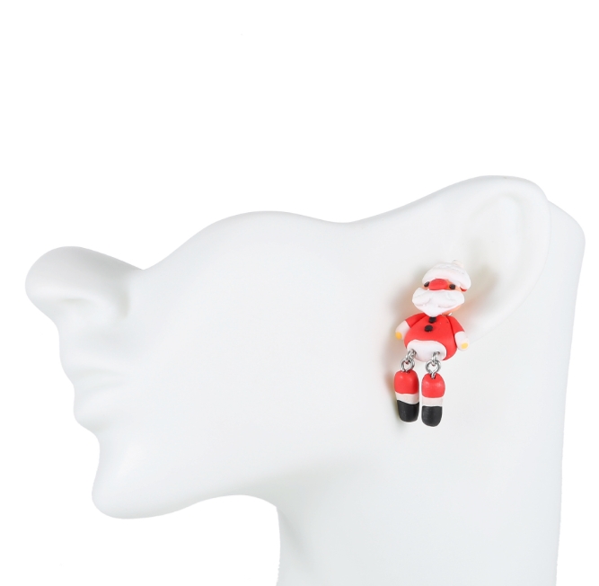 Santa Claus Ear Studs - Detail