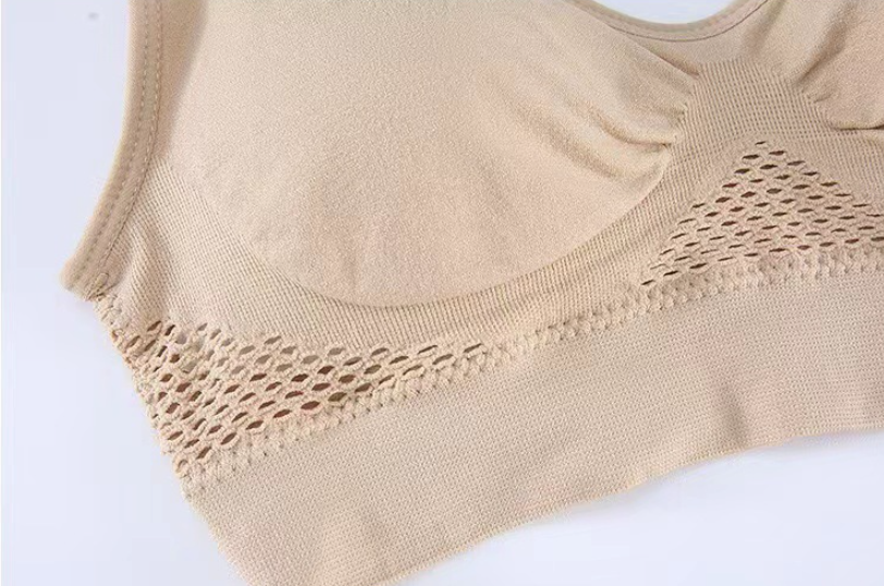 Mesh Hollow Breathable Bra Image 4