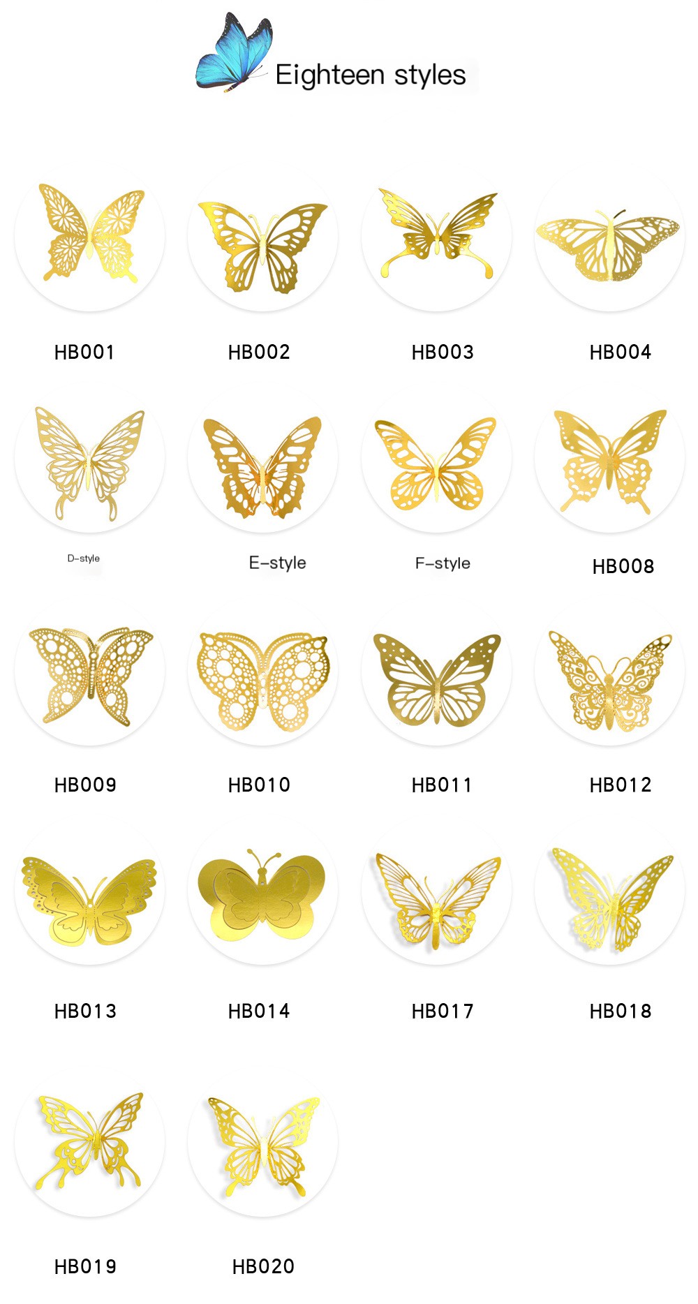 Hollow Paper Butterfly Example