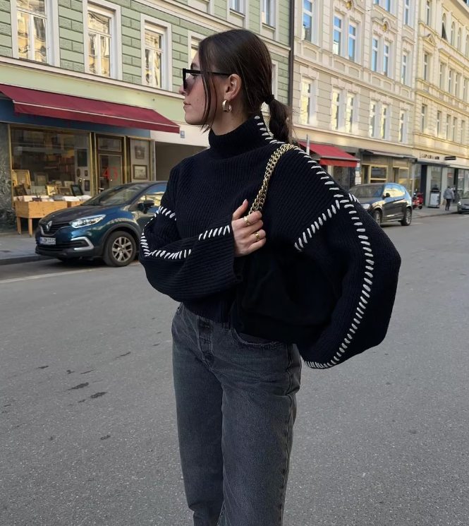 WOLFF Mode Locker Knitted Pullover