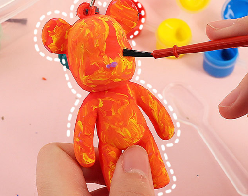 DIY Fluid Bear Keychain Image 4