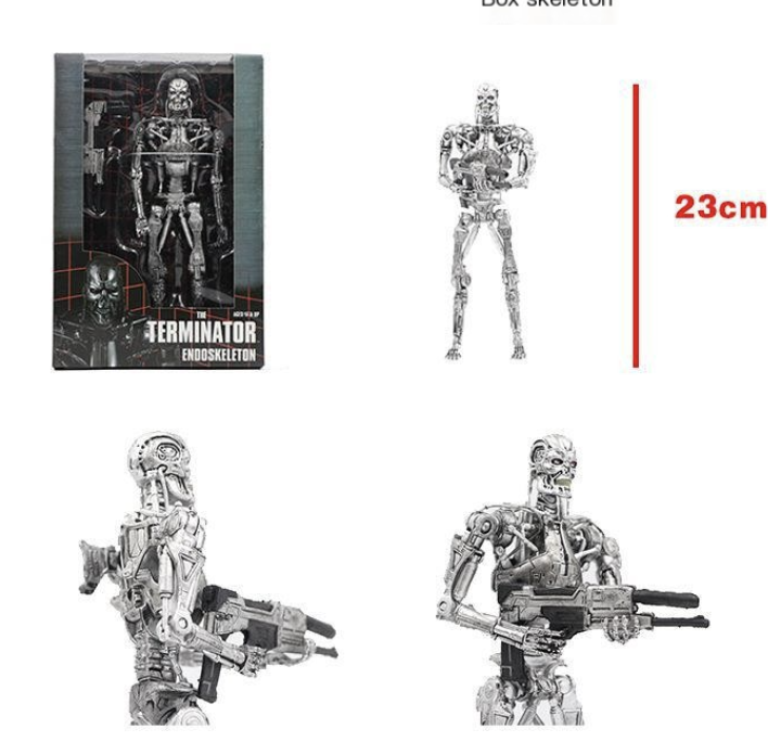 Terminator T-800 Skeleton Front View