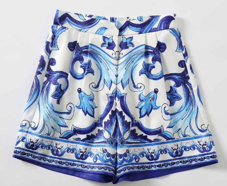 Azure Tube Top and Short Set Image 5