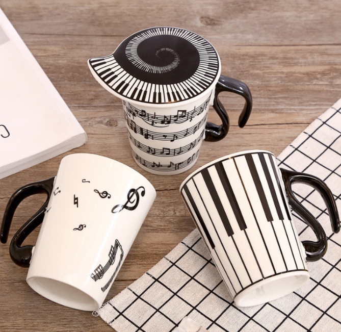 Creative Ceramic Music Cup