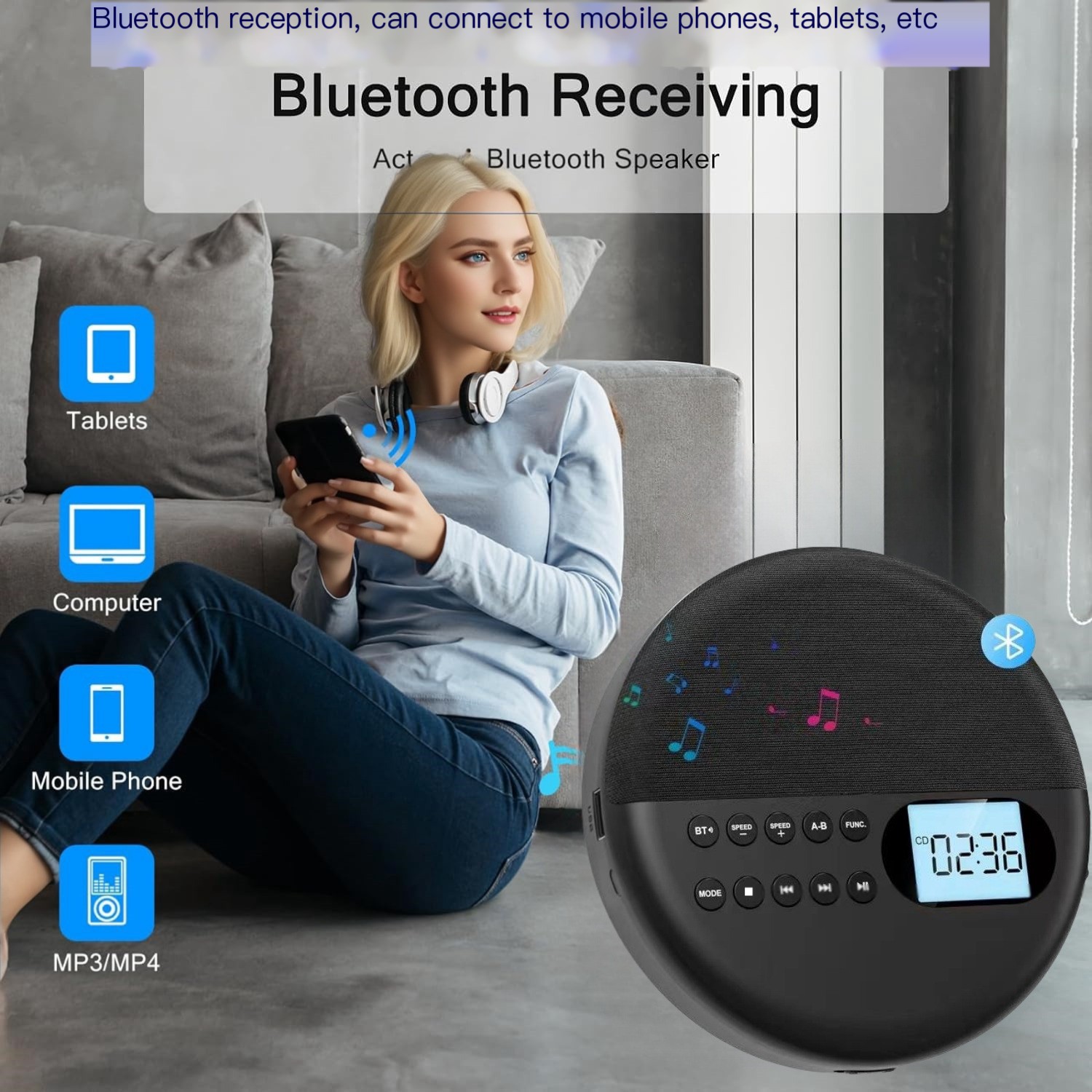 Bluetooth CD Player Image 3