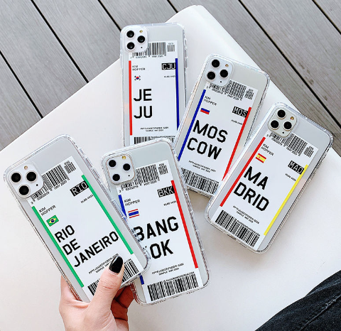 Ticket Phone Case Design 2