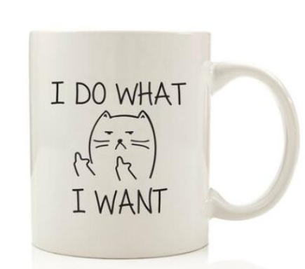 Cat Coffee Mug Design