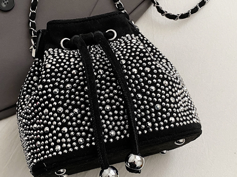 Rhinestone Bucket Bag Style