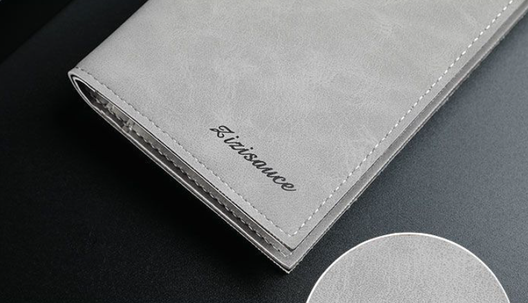 Men's Long Wallet - Dark Coffee