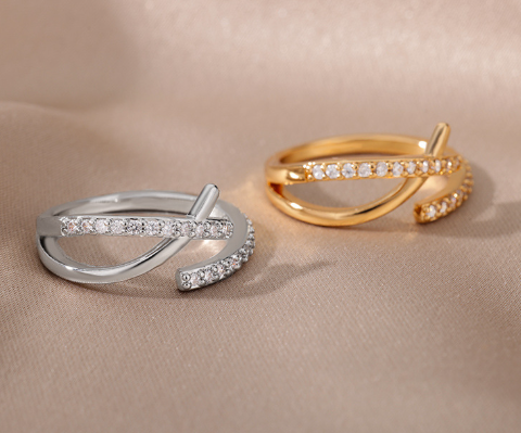 Adjustable Zirconia Ring 1