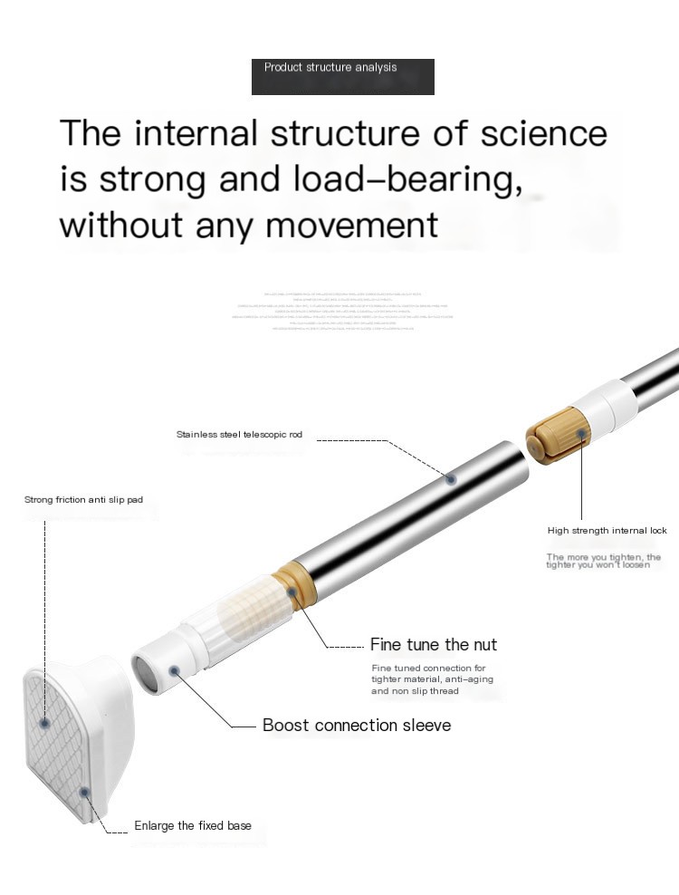 Stainless Steel Clothes Rod 8
