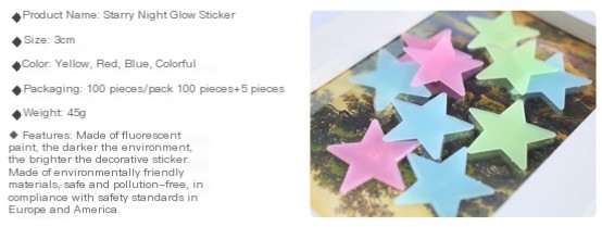 Luminous Star Wall Stickers 1