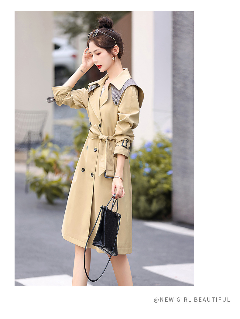 Mid-length Top British Style Coat Image 6
