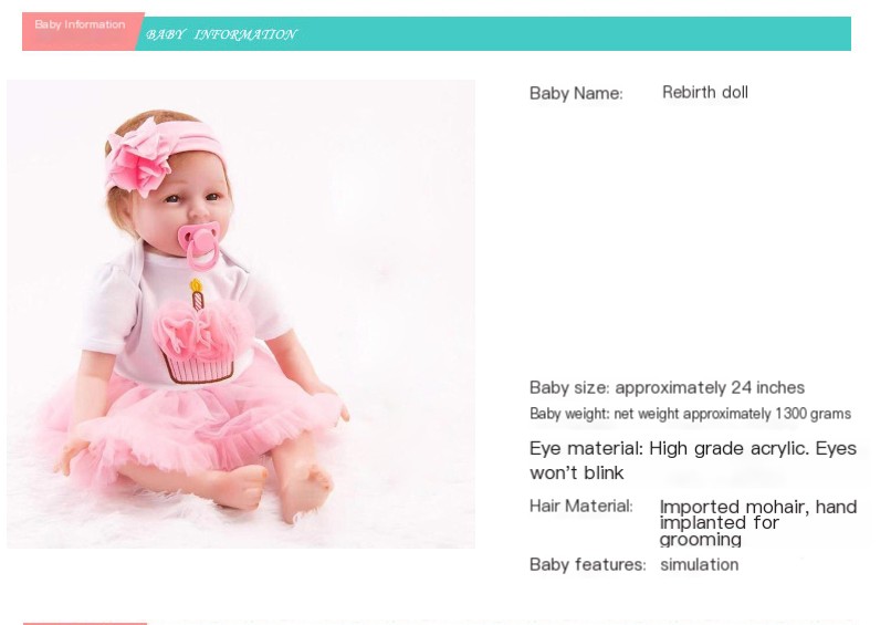 NPK Silicone Cloth Doll