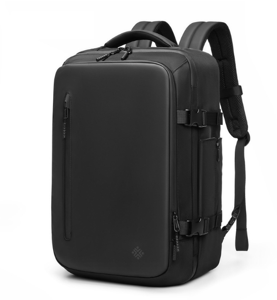 Vacuum compression airbag backpack multifunctional business backpack waterproof Oxford cloth dry and wet separation travel bag image