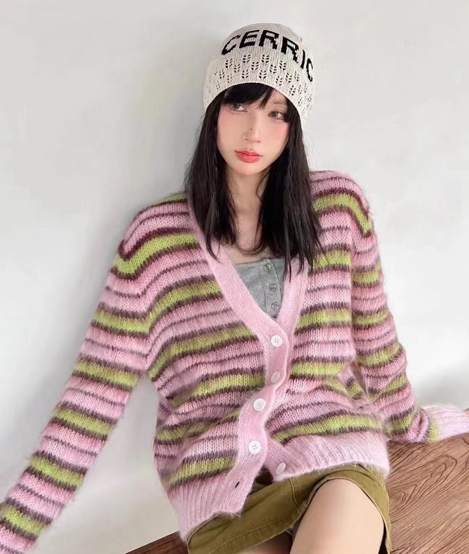 Mink Wool Cardigan Image 5