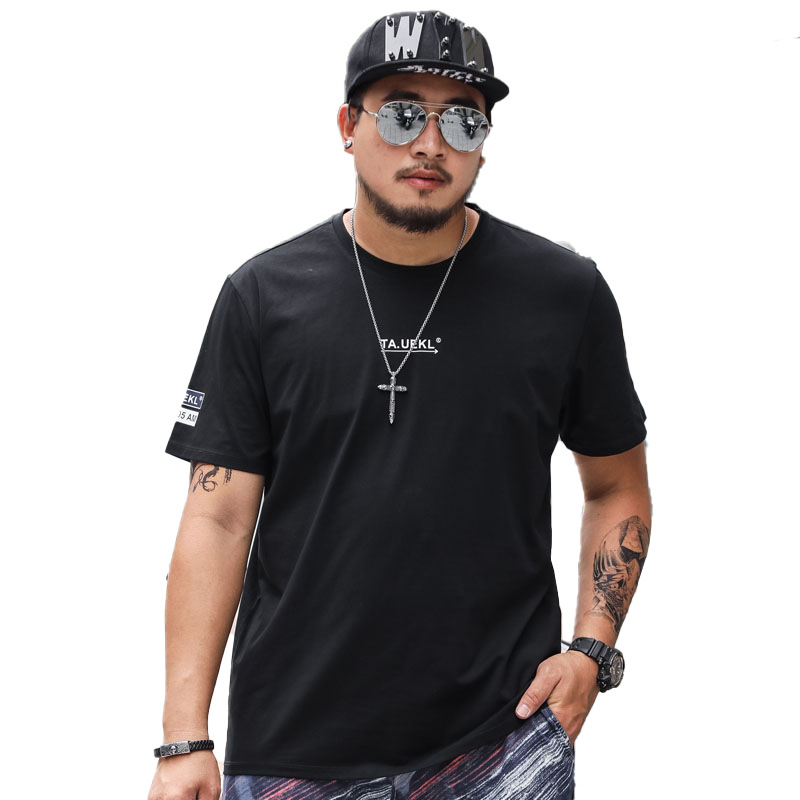 Men's Round Neck Print Casual Short-sleeved T-shirt image