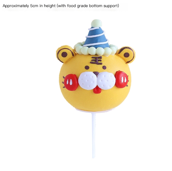 Soft Clay Tiger Decoration 2