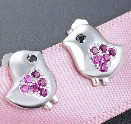 Bird Stud Earrings