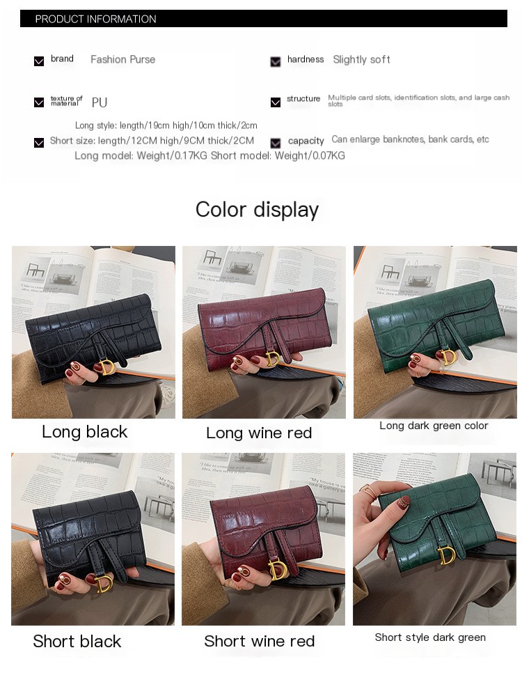 CD – Neue Luxus-Designer-Lederbrieftasche