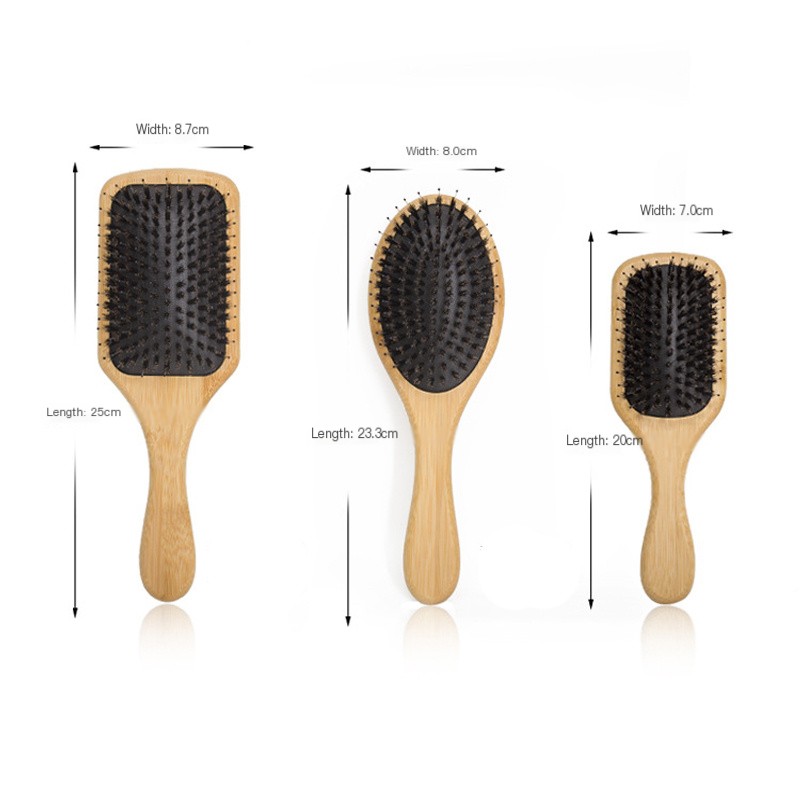 Bamboo Air Cushion Massage Comb Image 1