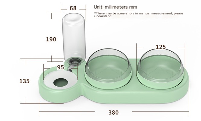 Double Bowls Feeder